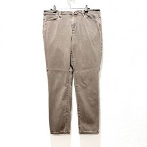 J. Jill Gray light wash‎ slim ankle Denim Pants 12
